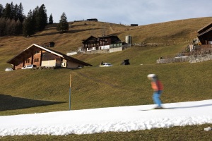 Schneemangel Berner Oberland.